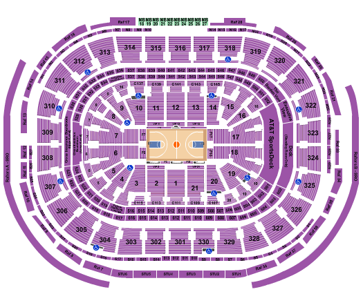 TD Garden Seating Chart: Basketball RO