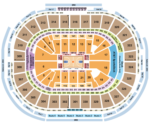 TD Garden Seating Chart: Basketball - Unrivaled