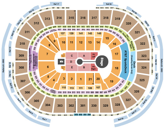 TD Garden Seating Chart: Brandon Lake