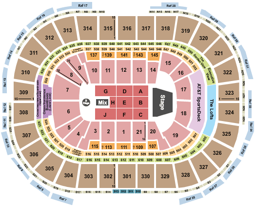 Taylor Swift Xcel Seating Chart