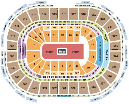 TD Garden Seating Chart: CenterStage 3