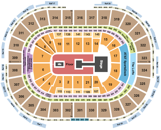 TD Garden Seating Chart: Dua Lipa