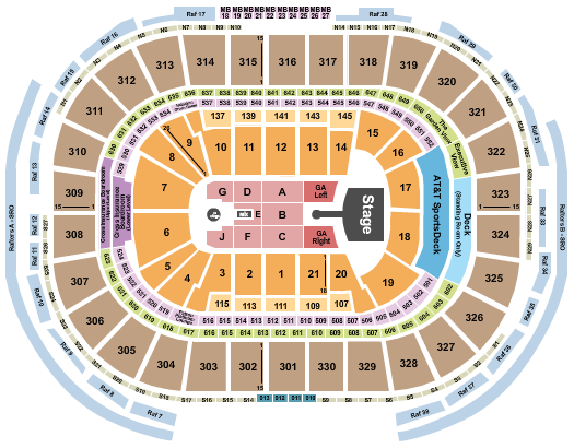 TD Garden Seating Chart: Great Van Fleet