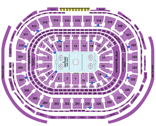 TD Garden Seating Chart: Hockey Row