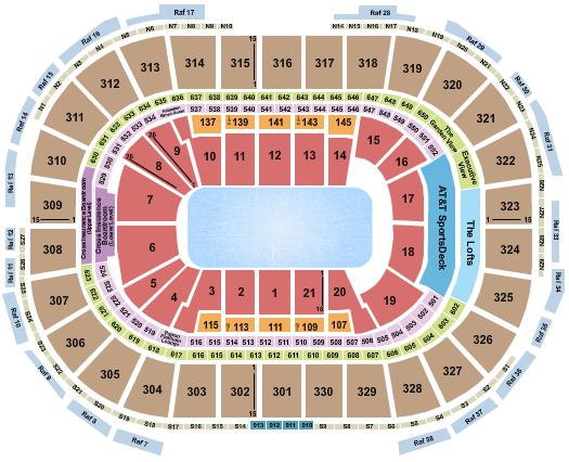 TD Garden Seating Chart: Ice Skating