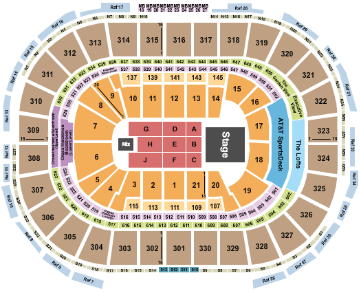 TD Garden Seating Chart: Jingle Ball