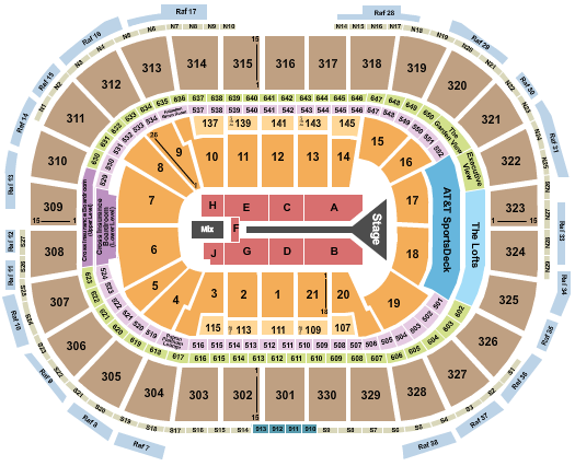 TD Garden Seating Chart: Maroon5