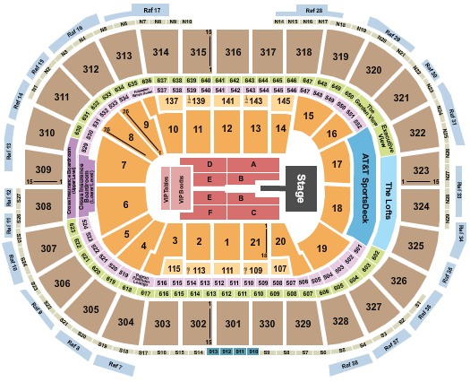 TD Garden Seating Chart: Mary J. Blige