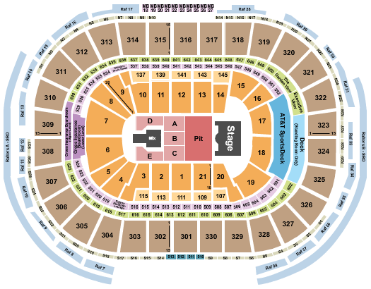 TD Garden Seating Chart: Nickelback