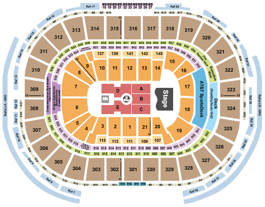 TD Garden Seating Chart: Olivia Dean