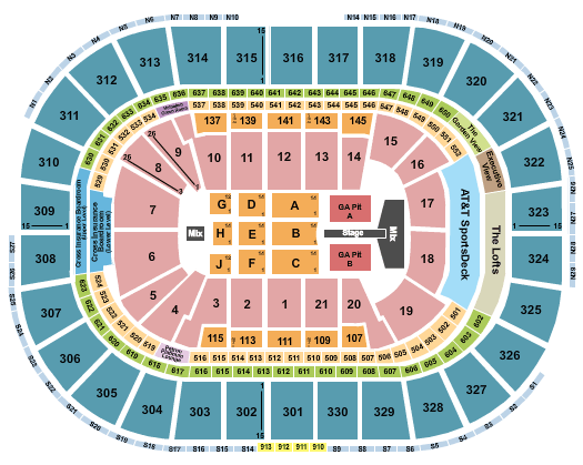 Pnc Arena Seating Chart Post Malone