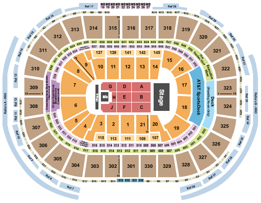 TD Garden Seating Chart: Ricardo Arjona