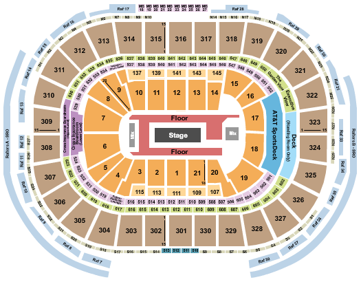 TD Garden Seating Chart: Rod Wave