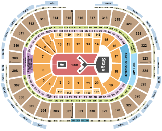 TD Garden Seating Chart: Shinedown