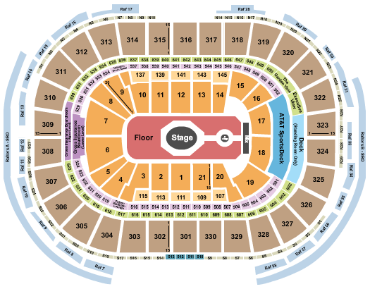 TD Garden Seating Chart: Tame Impala
