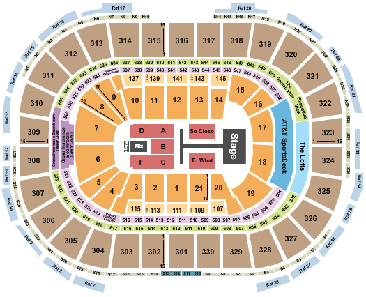 TD Garden Seating Chart: Tate McRae