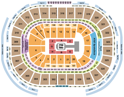 TD Garden Seating Chart: WWE Live
