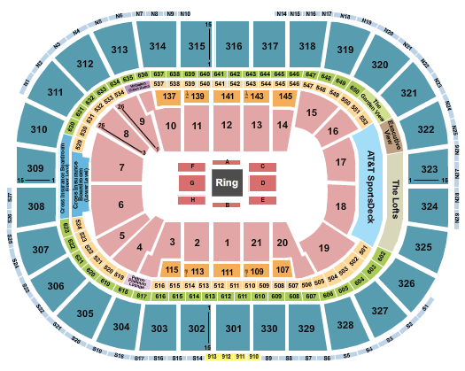 Wwe Bankers Life Fieldhouse Seating Chart