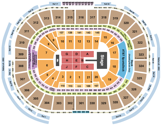 TD Garden Seating Chart: Yoasobi