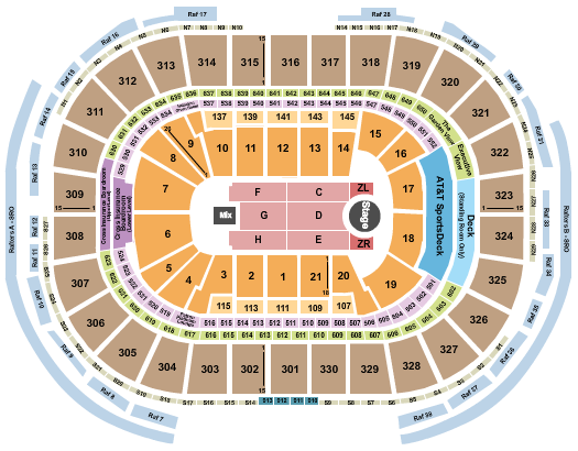 TD Garden Seating Chart: Zayn
