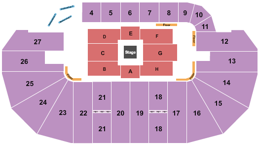 TD Place Arena Map
