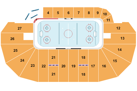 TD Place Arena Seating Chart: Hockey 2