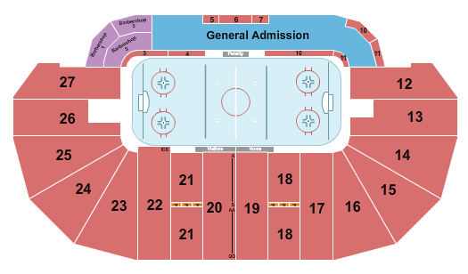 TD Place Arena Seating Chart: Hockey