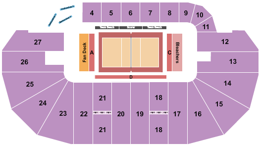 TD Place Arena Map