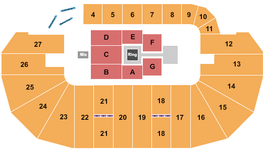 TD Place Arena Seating Chart: Wrestling