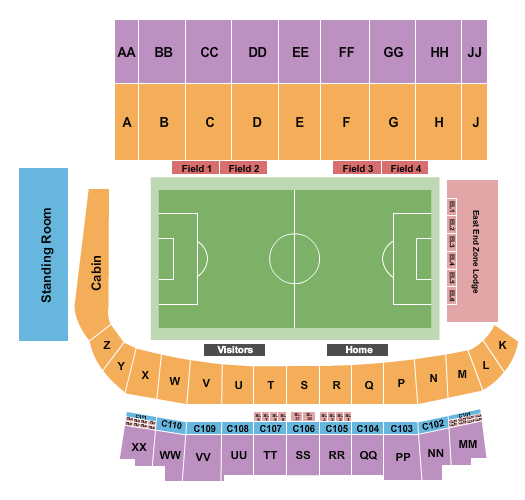 TD Place Stadium Seating Chart: Soccer - Ottawa Rapid
