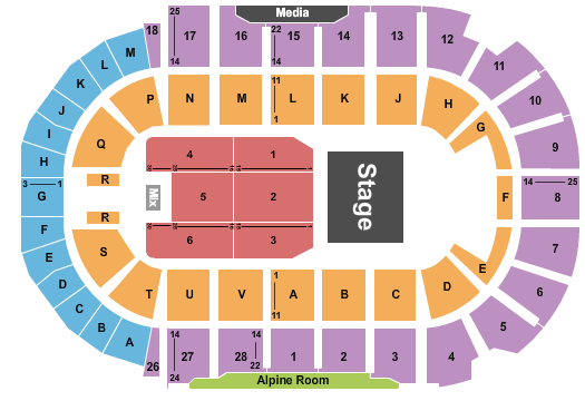 TD Station Seating Chart: Endstage