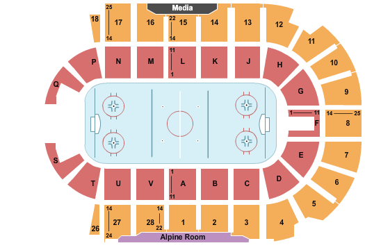 TD Station Seating Chart: Hockey 2