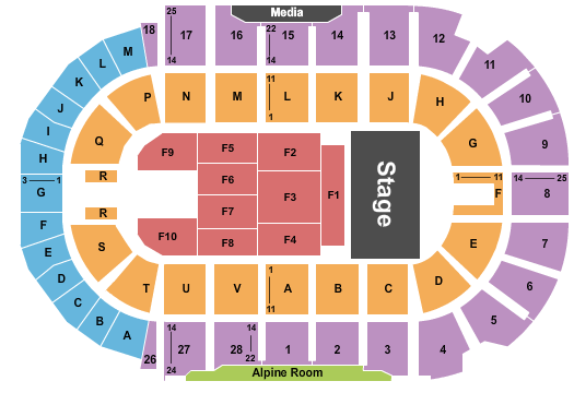 TD Station Seating Chart: Quarter House