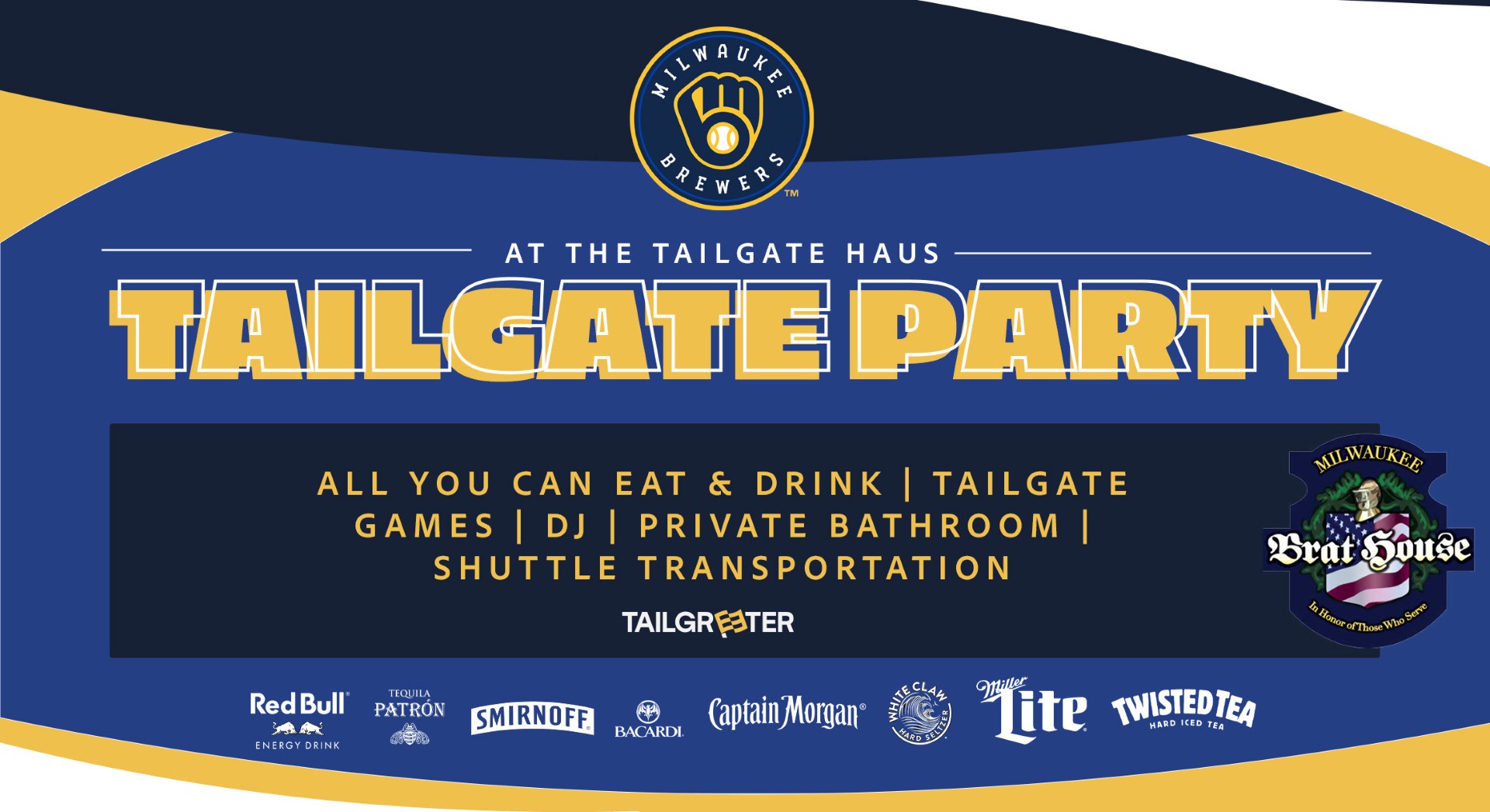 The Tailgate Haus at American Family Field Seating Chart: Tailgate