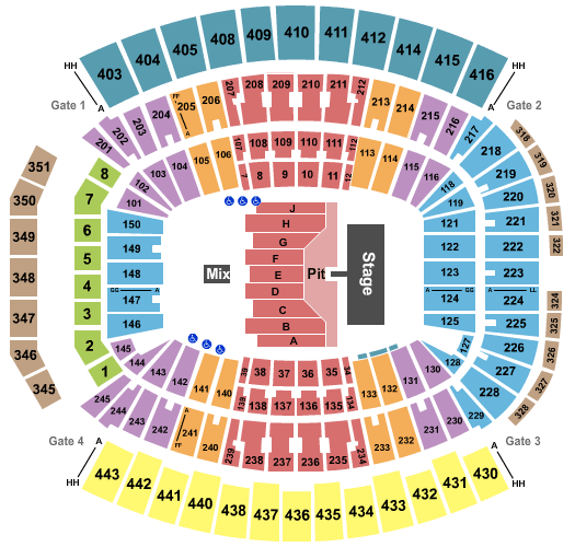 EverBank Stadium Seating Chart