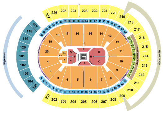 T-Mobile Arena Seating Chart: Boxing 4
