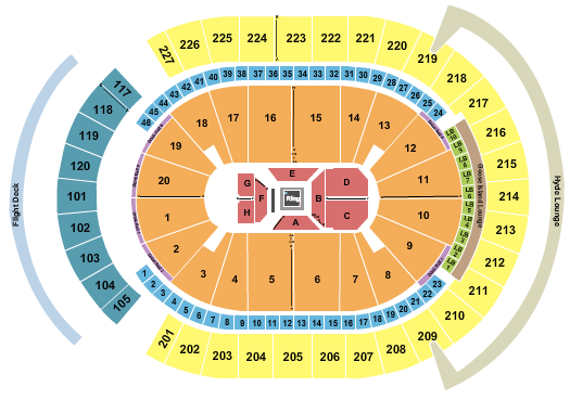 T-Mobile Arena Seating Chart: Boxing 4