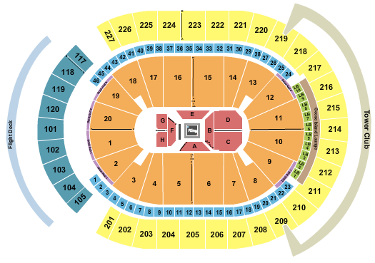 T-Mobile Arena Seating Chart: Boxing 4