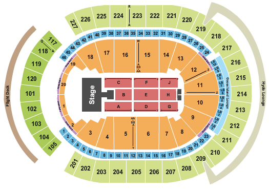T-Mobile Arena Seating Chart: Brandy
