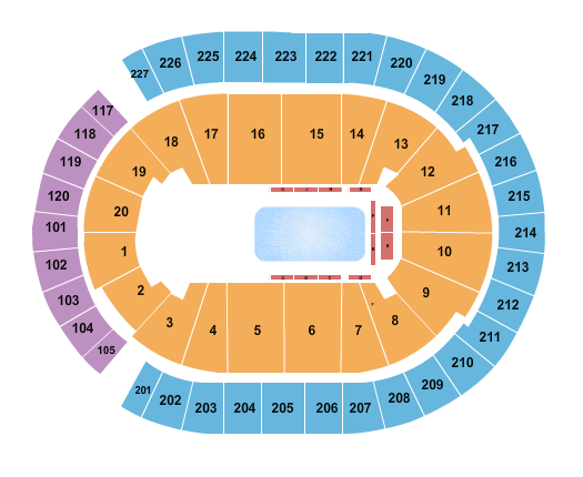 T Mobile Arena Las Vegas Seating Chart Concerts