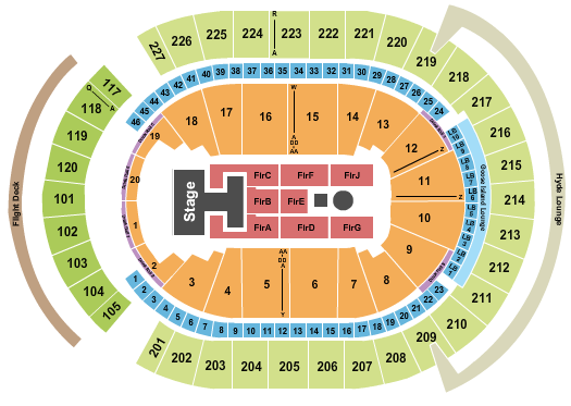 T-Mobile Arena Seating Chart: Disney