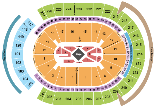 T-Mobile Arena Seating Chart: George strait