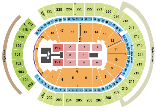 T-Mobile Arena Seating Chart: Kelsea Ballerini