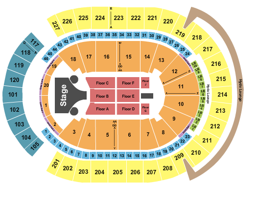 T-Mobile Arena Seating Chart: Missy Elliott