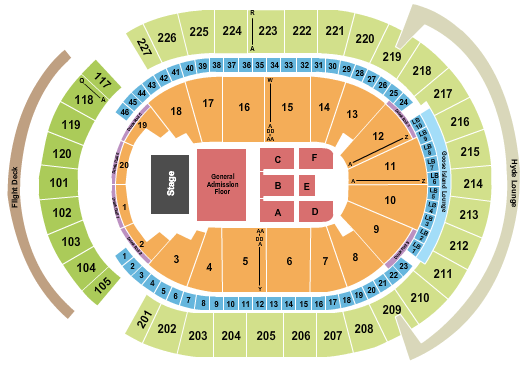 T-Mobile Arena Seating Chart: My Chemical Romance