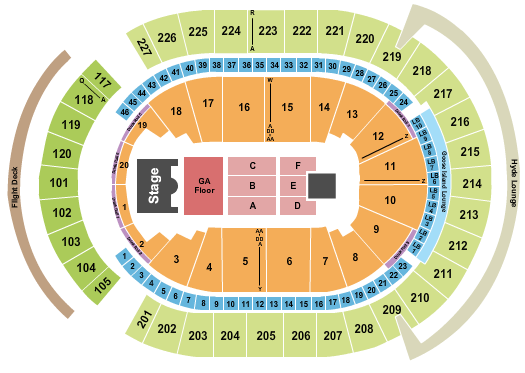 T-Mobile Arena Seating Chart: Nickelback