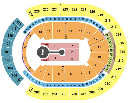 T-Mobile Arena Seating Chart: Shawn Mendes