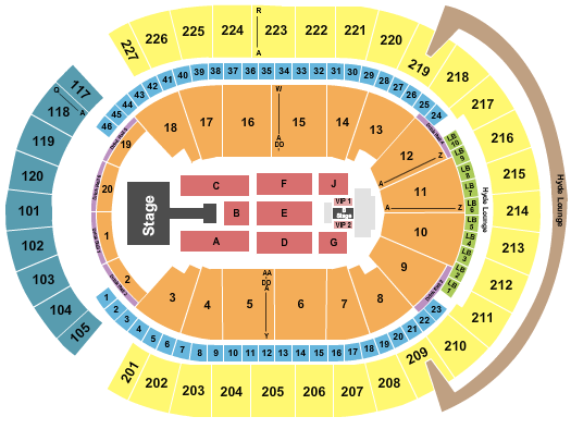 T-Mobile Arena Seating Chart: Summer Walker
