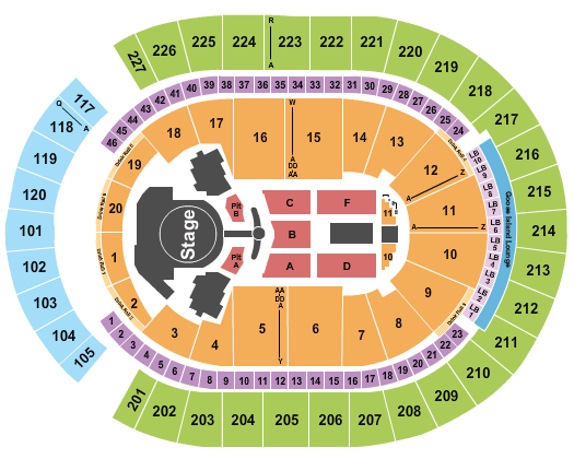 T-Mobile Arena Seating Chart: iHeart Radio Music Festival