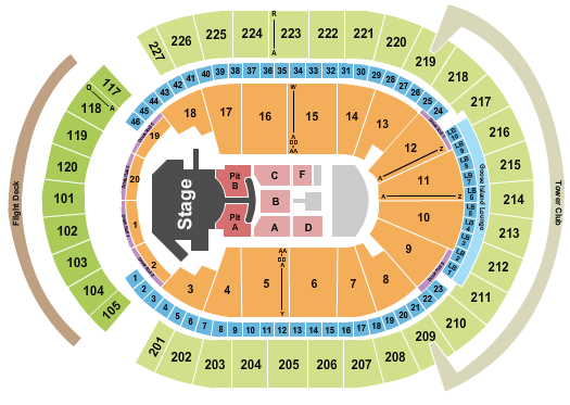 T-Mobile Arena Seating Chart: iHeart Radio Music Festival